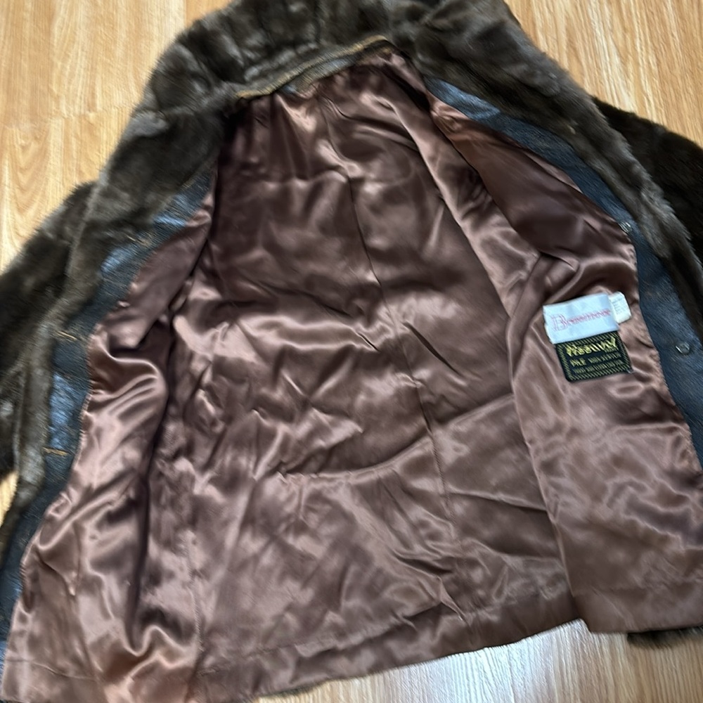 Vintage Tissavel of France Braemoor Pile 100% Acrylic Faux brown Fur NICE - Picture 13 of 15